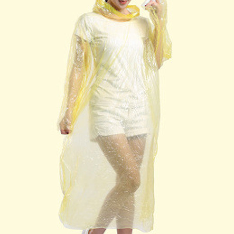 Arenzza disposable rain ponchos for kids and adults, lightweight waterproof clothing and accessories for rainy weather.