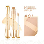Arenzza 2-in-1 foundation and anti-wrinkle concealer in a compact, with shades visible inside, for flawless skin coverage.