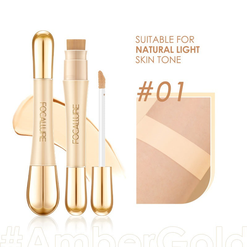 Arenzza 2-in-1 foundation and anti-wrinkle concealer in a compact, with shades visible inside, for flawless skin coverage.