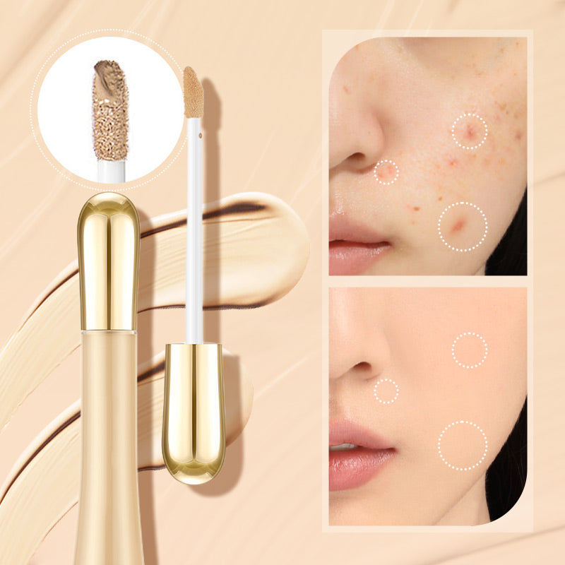 Arenzza 2-in-1 foundation and anti-wrinkle concealer in a compact, with shades visible and product details displayed.