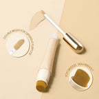Arenzza 2-in-1 foundation and anti-wrinkle concealer in a sleek tube, ready for makeup application.