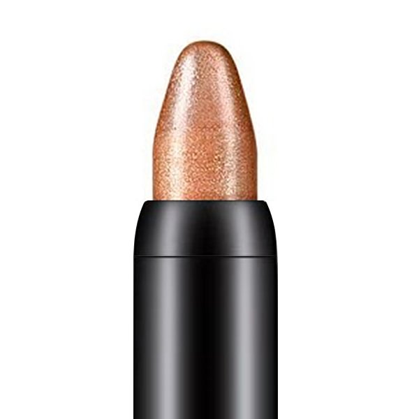 Arenzza 15-color waterproof glitter eyeshadow pencil with eyeliner tip, vibrant shades and shimmering finish for eye makeup.