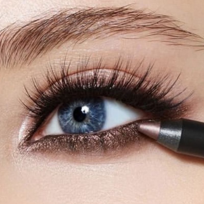 Arenzza 15-color waterproof highlighter eyeshadow pencil with glitter, eye makeup pen for vibrant eye looks.