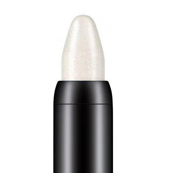 Arenzza 15-color waterproof glitter eyeshadow pencil with eyeliner tip, showing vibrant colors and shimmery finish for eye makeup.