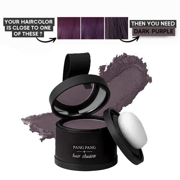 Arenzza root cover-up cosmetic in a compact container, designed for effortless beauty and quick hair root touch-ups.