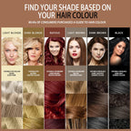 Arenzza root cover-up cosmetics in a compact, natural-looking shade for seamless hair root concealing application.