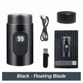 Arenzza mini portable electric shaver for cosmetics, compact design with a sleek black finish, ideal for on-the-go grooming.