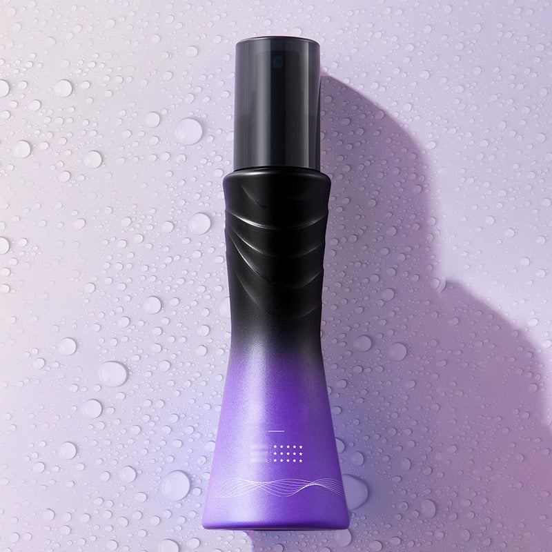 Arenzza leave-in refreshing hair spray in a spray bottle, designed to add volume and a non-sticky finish to hair.