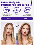 Arenzza leave-in hair spray for volume and refreshment, non-sticky cosmetic spray with a clear bottle and spray nozzle.
