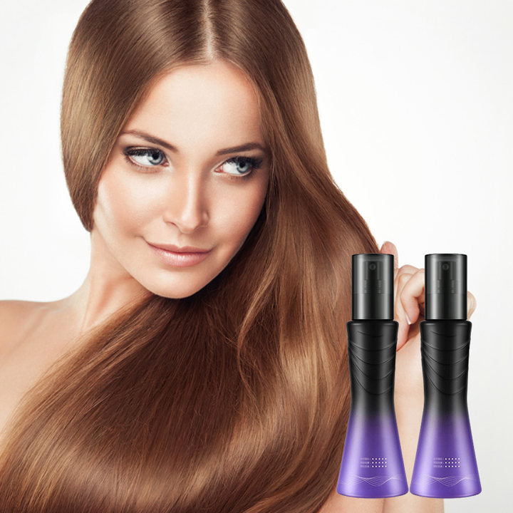 Arenzza leave-in refreshing hair spray bottle showing the non-sticky volumizing cosmetic spray for hair care.