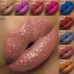 Arenzza Metallic Liquid Diamond Glitter Lipstick in a sleek tube, showing shimmering silver and holographic finish.