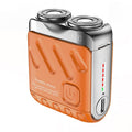 Arenzza portable rotary dual ring electric shaver for cosmetics, featuring a sleek design with dual rotary blades for close shaving.