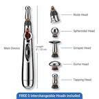 A bundle of EasyRelief™ needle-free pain relief devices by Arenzza, showing seven compact, portable units for fast pain relief.