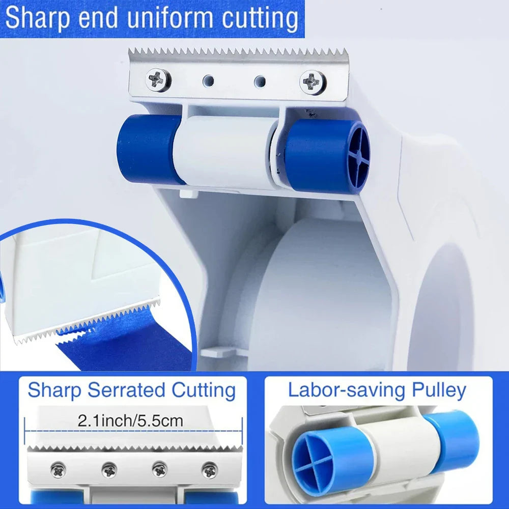 Arenzza EasyTape™ painter’s tape applicator showing its hand-held design for quick, clean edge painting in seconds