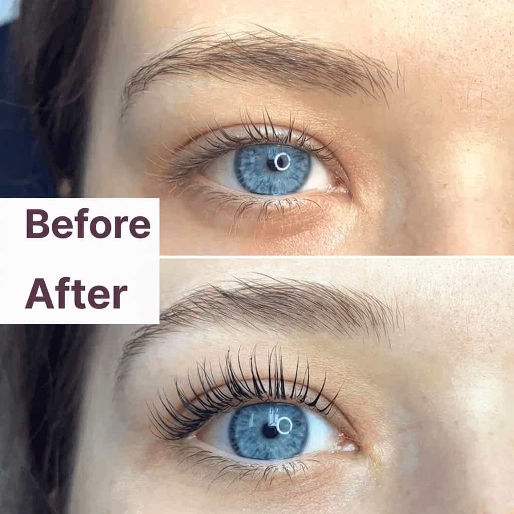 Arenzza Instant Lash Lift Curler with gentle design, showcasing its ergonomic handle and curved curling surface for all eye shapes.