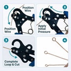 A set of Arenzza LoopLuxe jewelry loops for quick, secure jewelry assembly, shown in a close-up image highlighting their design and function.