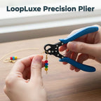 A pair of LoopLuxe jewelry loops by Arenzza, designed for quick and easy jewelry creation, shown on a white background.