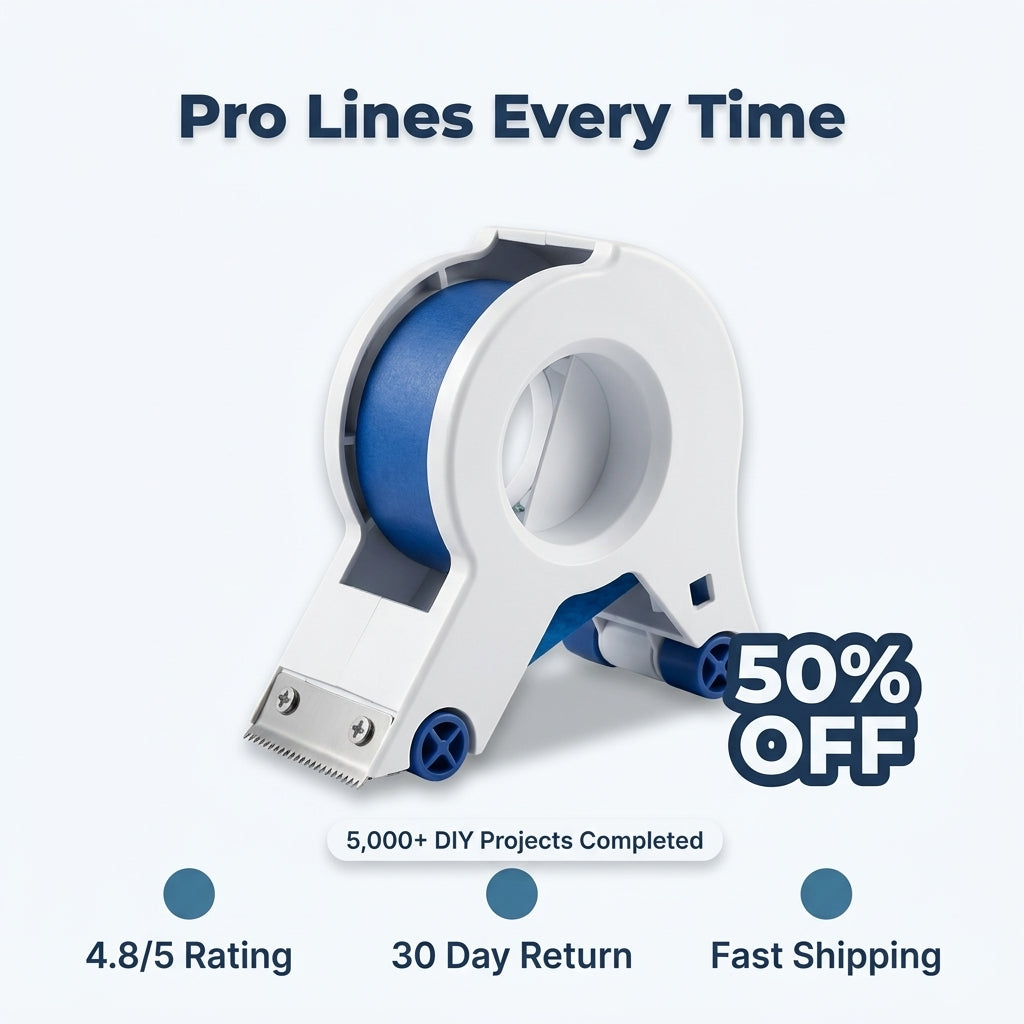 Arenzza masking tape applicator tool for precise DIY tape application, featuring a sleek design and easy handling.