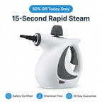 Arenzza multipurpose steam cleaner with a sleek design, featuring a handheld unit and flexible hose for professional degreasing tasks.