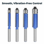 Arenzza PerfectEdge™ precision deburring set of 4 tools with ergonomic handles and sharp blades for clean metal finishing.