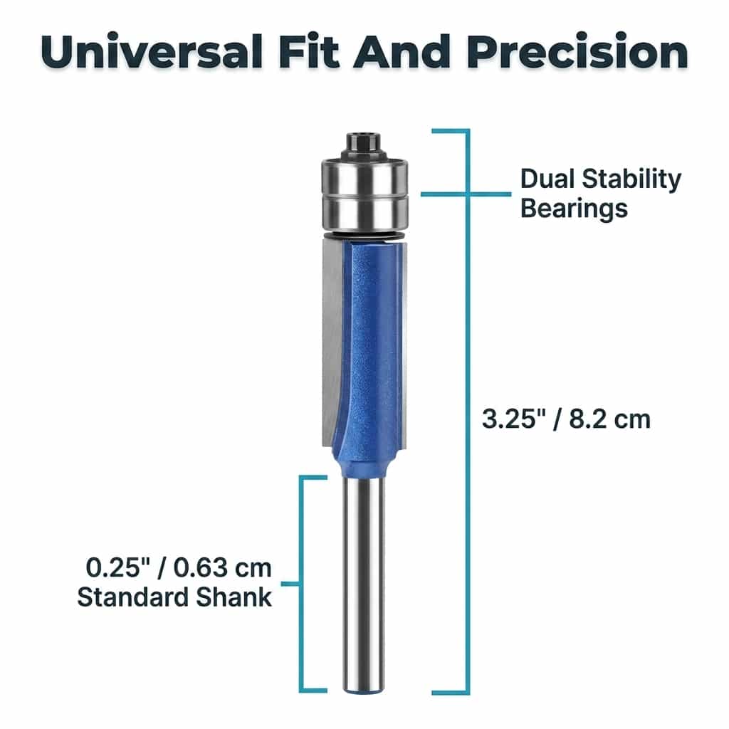 A Arenzza PerfectEdge™ precision deburring set with four tools displayed on a 9-dimension size diagram.