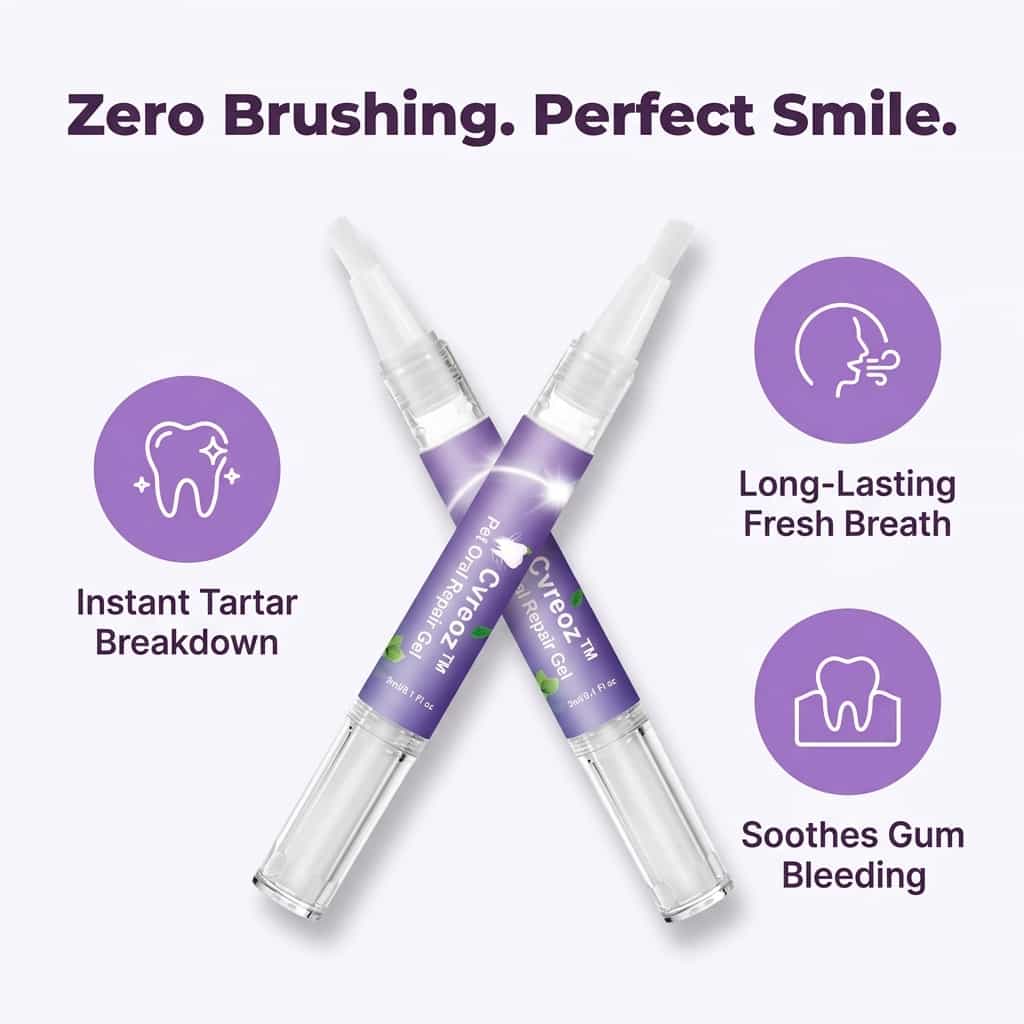 Arenzza Pet Dental Care Gel for tartar removal, featuring a tube of brush-free dental gel against a clean, white background.