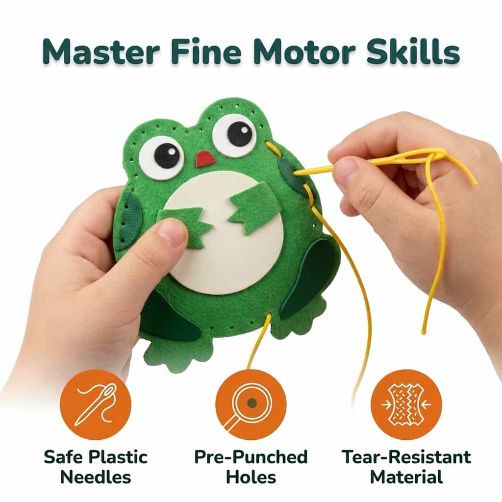 Arenzza PlayCraft™ safe DIY craft kit for kids with colorful craft supplies and tools for creative arts and crafts projects.