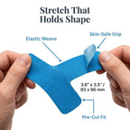 Close-up of the Arenzza Quietstep™ Elastic Bunion Relief Wrap showing soft, breathable material and adjustable design for comfort.