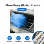 Arenzza SlimeSweep™ deep cleaning gel removing dirt from narrow crevices and hard-to-reach areas for thorough cleaning.