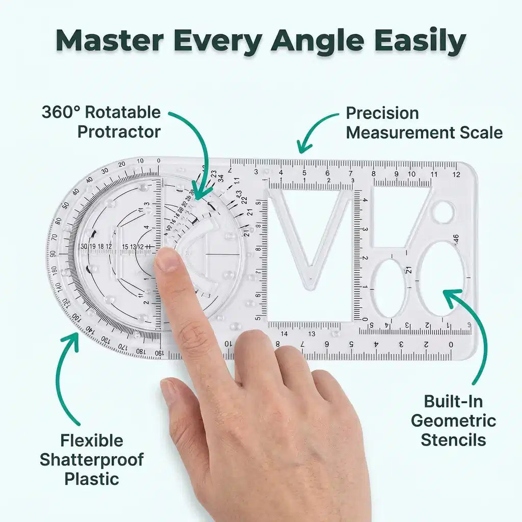 Arenzza SmartDraw™ professional drafting tool with precise geometric features for flawless drawings, shown with callouts and arrows.