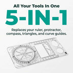Arenzza SmartDraw™ professional drafting tool with bold stat visual and ergonomic design for precise technical drawing.