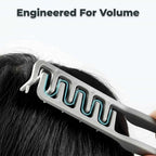 Close-up of the Arenzza VoluLift™ ergonomic professional styling comb showing its sleek design and fine teeth for grooming.