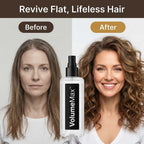 A woman with vibrant, voluminous hair using Arenzza VolumeMax™ Instant Root Lift Hair Volumizer for an effortless, powerful lift.