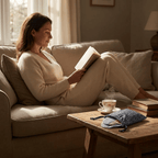 Aarenza washable leakproof pad with graphene odor control used on a bed with a person resting comfortably