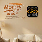 Arenzza multifunctional digital alarm clock with LED display showing time and setting buttons, suitable for home and office use.