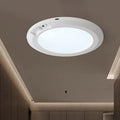 Arenzza magnetic motion sensor ceiling light with remote control, showcasing sleek design and sensor activation features.