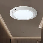 Arenzza magnetic motion sensor ceiling light with remote control, showcasing sleek design and sensor activation features.