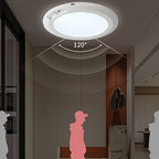 Arenzza magnetic motion sensor ceiling light with remote control, modern electronic lighting fixture for home or office use.
