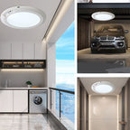 Arenzza magnetic motion sensor ceiling light with remote control, featuring modern design and adjustable brightness for home lighting.