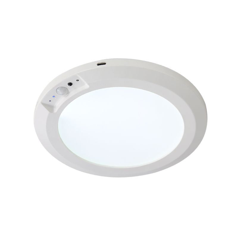Arenzza magnetic motion sensor ceiling light with remote control, sleek electronic lighting fixture with adjustable features.