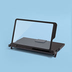 Arenzza portable mobile phone screen magnifier with foldable stand and transparent magnifying lens for enhanced viewing.