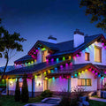 Arenzza smart RGB outdoor light string with colorful LED bulbs for festive holiday decoration and outdoor ambiance.