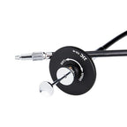 Arenzza mechanical shutter release cable with bulb-lock for camera remote control, featuring a durable, flexible cord and locking mechanism.