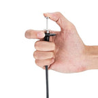 Arenzza mechanical shutter release cable with bulb-lock for cameras, featuring a flexible cord and locking mechanism for precise shutter control.