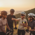 Arenzza outdoor cycling camera glasses with built-in camera and adjustable straps, designed for cycling and outdoor activities.