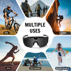 Arenzza outdoor cycling camera glasses with built-in camera lenses and adjustable frames, designed for outdoor cycling activities.