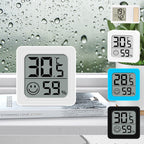 Arenzza 2-in-1 digital temperature and humidity meter with display, handheld electronics and accessories for precise environmental readings.