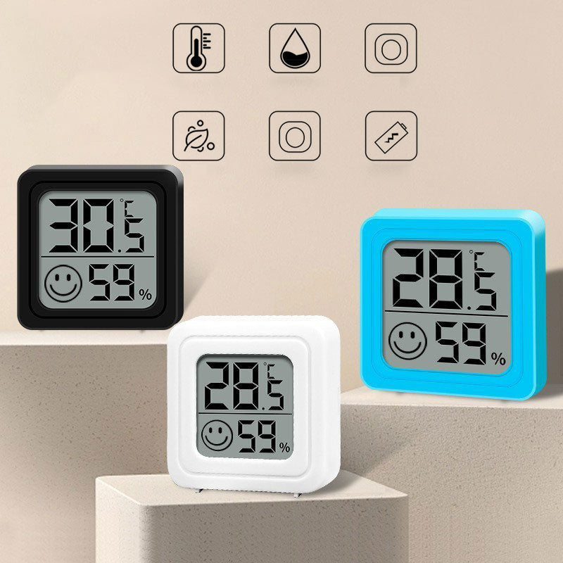 Arenzza 2-in-1 digital temperature and humidity meter with display, handheld electronic device for measuring environmental conditions.