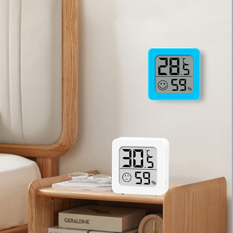 Arenzza 2-in-1 high precision digital temperature and humidity meter with display, compact electronic device for environmental monitoring.