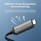 Arenzza 3-in-1 Phone to HDMI adapter cable connecting a smartphone to a TV for high-definition video and audio transfer.